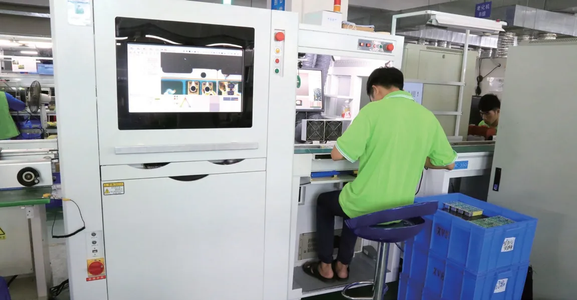 PCB quality inspection station